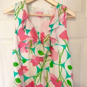 Lilly Pulitzer sleeveless blouse, size medium